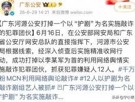 12人跨省团伙落网！千万粉MCN靠黑明星牟利多位明星受害